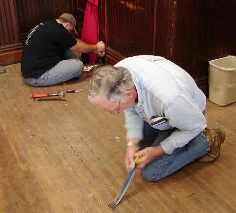 Taking out more staples Taking out more staples