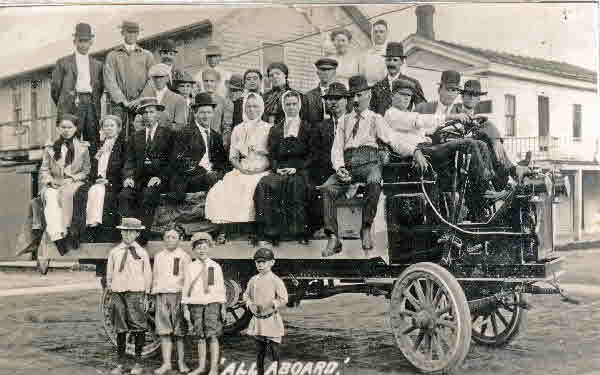 Homer Christy with Gramm truck b